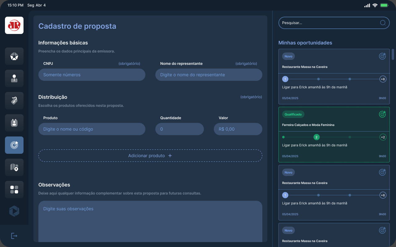 Proposta · Desktop